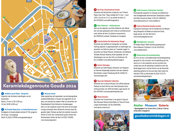 Goudse Keramiekdagenroute 2024